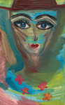 Lauren, original artwork, acryl on canvas, 80 x 120 cm.
